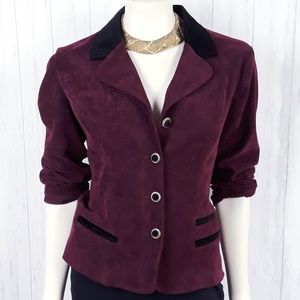 Vintage coduroy/suede jacket steampunk